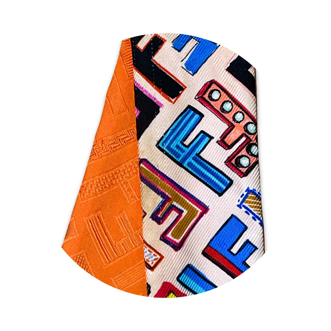 Fendi Fun Wrappy Silk Bandeau