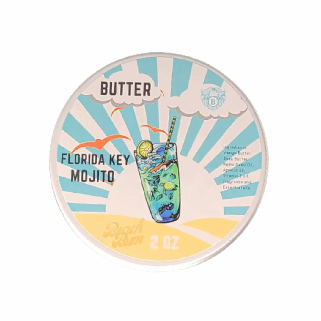 Florida Key Mojito - Beard Butter - Bay Rum Zesty Lime Fresh Mint (retired)