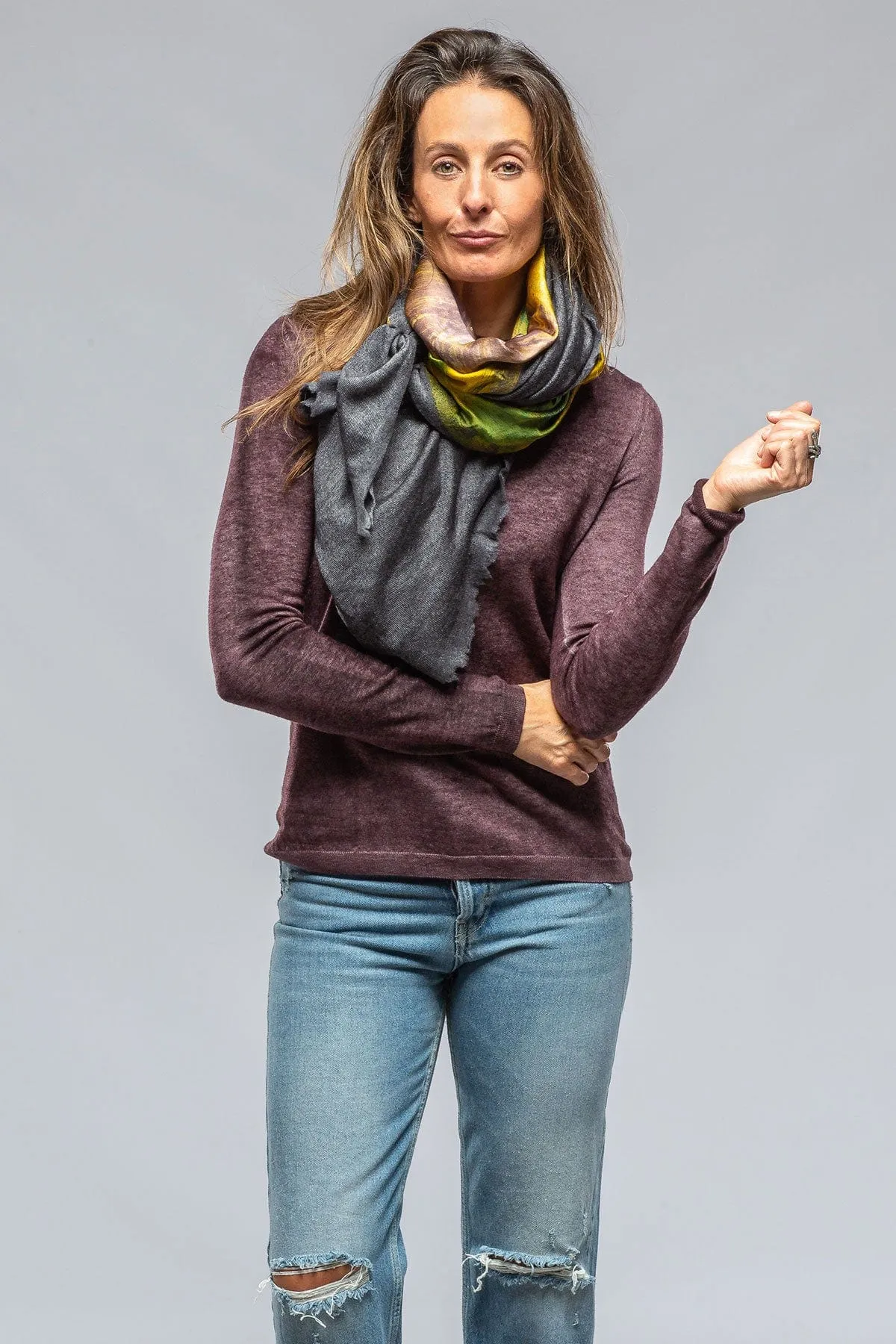 Foulard Scarf, Silk and Cashmere