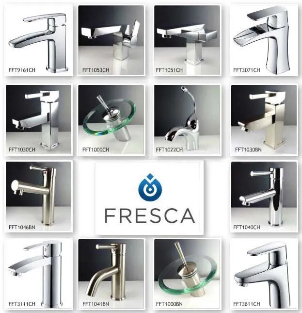Fresca FVN1036 Netto Modern Glass Bathroom Vanity with Wavy Edge Vessel Sink
