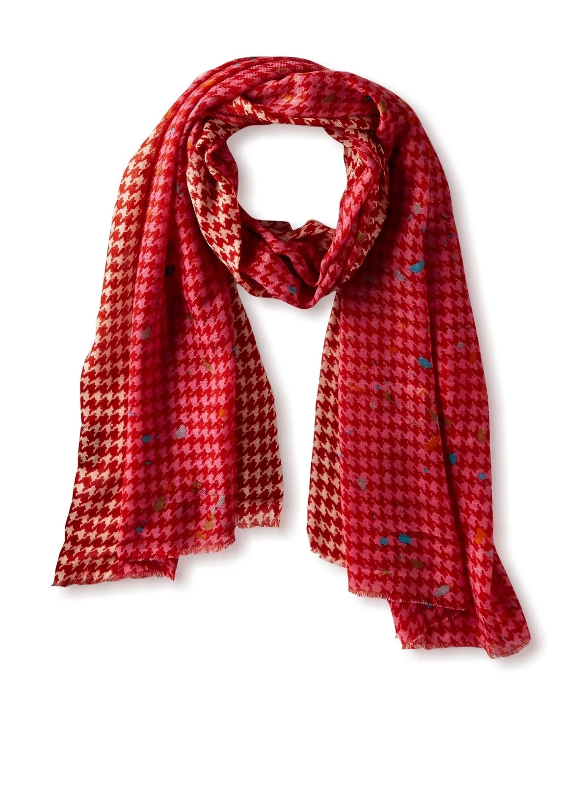 Fun Houndstooth Scarf