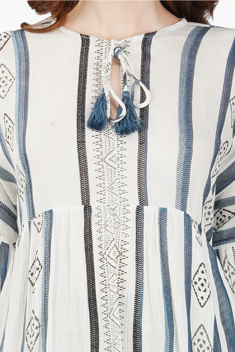 Gianna Striped Short Dress