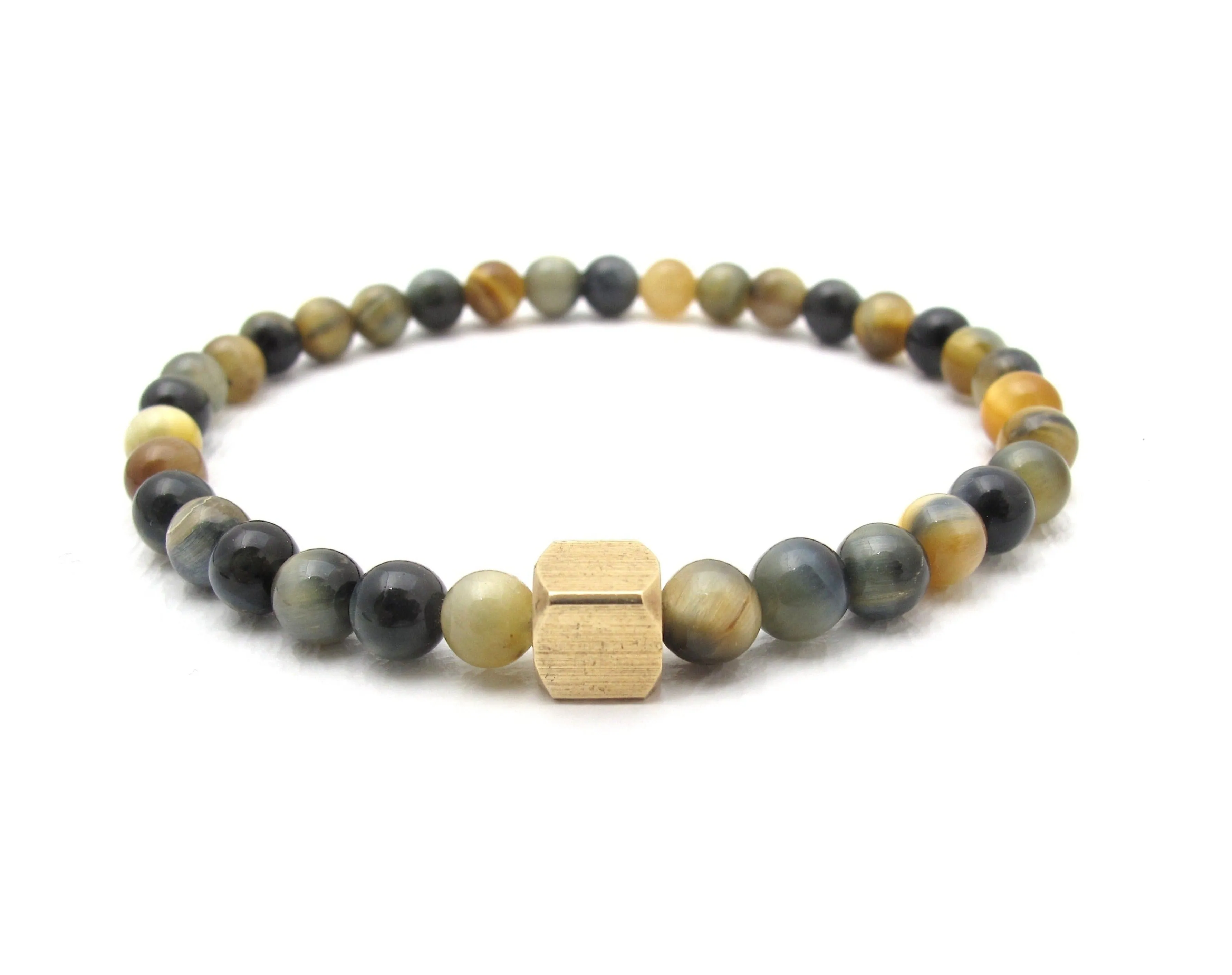 Golden Blue Tiger's Eye Bracelet