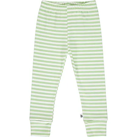 Green Striped Leggings