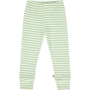 Green Striped Leggings