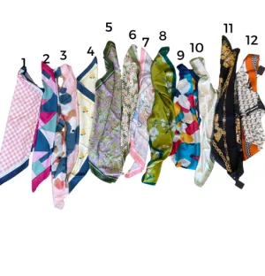 HAIR   NECK SCARVES // 12 STYLES