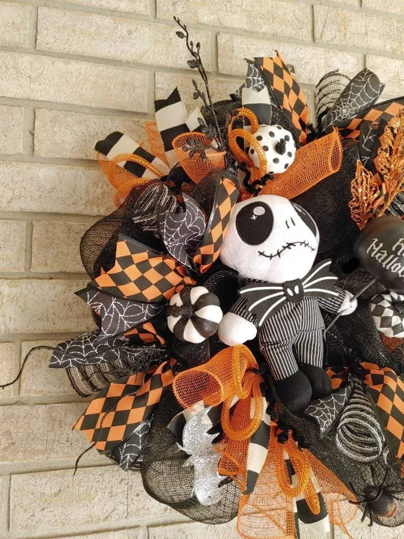 🎃Halloween Wreath Nightmare Before Christmas Wreath