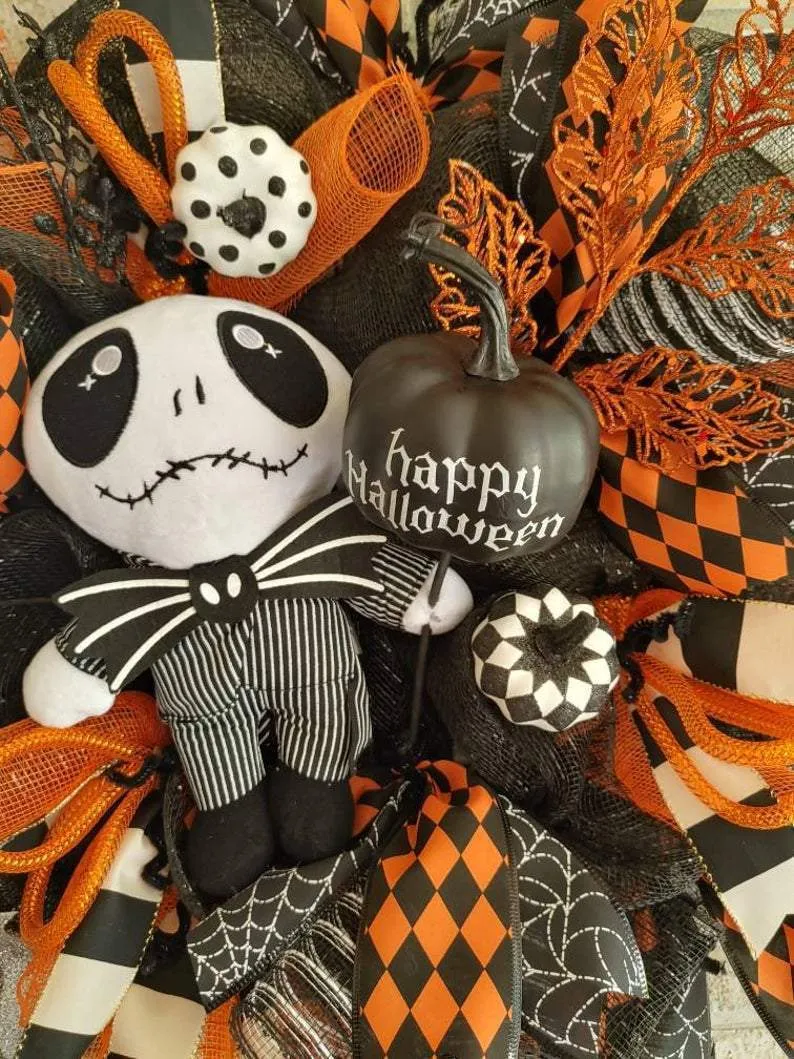 🎃Halloween Wreath Nightmare Before Christmas Wreath