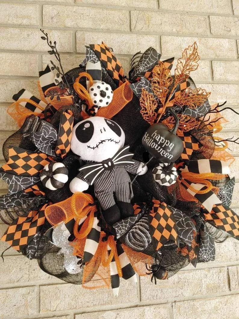 🎃Halloween Wreath Nightmare Before Christmas Wreath