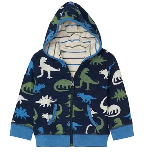 Hatley Dinosaur Reversible Hoodie