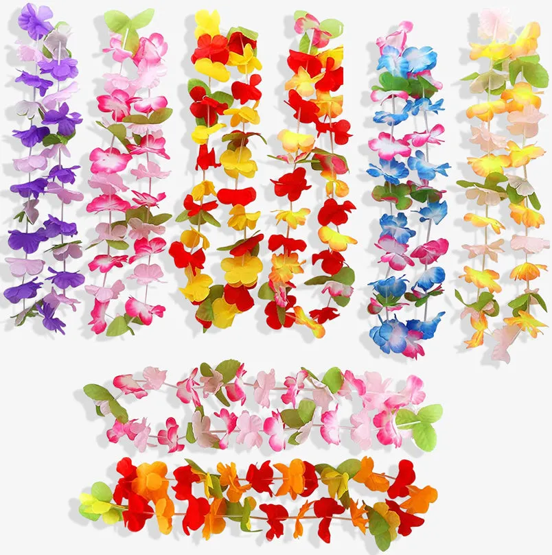 Hawaiian Lei Flower Garland Necklaces