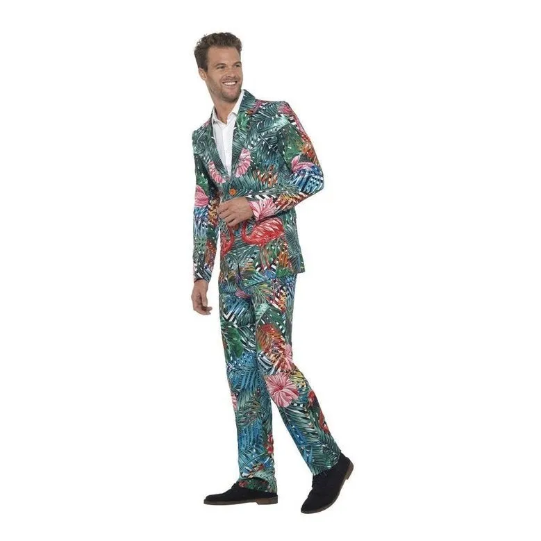 Hawaiian Tropical Flamingo Suit