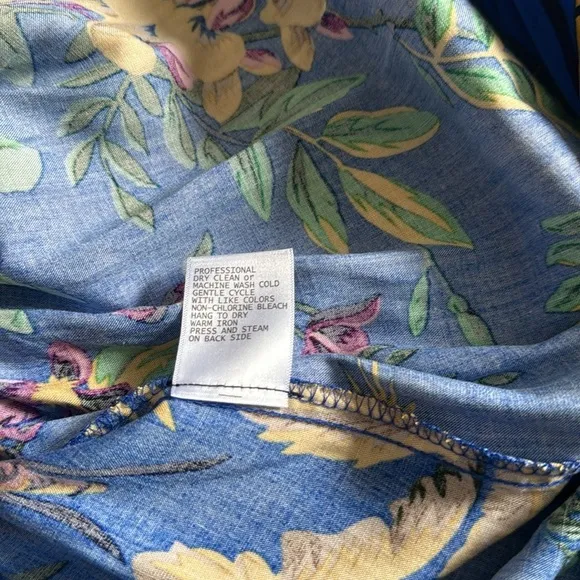 High Rise Maxi Skirt Tropical Summer Cynthia Rowley NWT Women’s Large