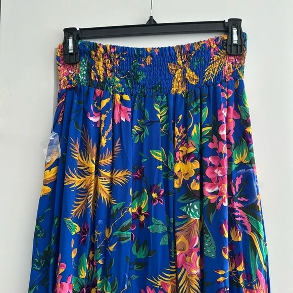 High Rise Maxi Skirt Tropical Summer Cynthia Rowley NWT Women’s Large