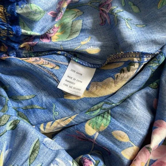 High Rise Maxi Skirt Tropical Summer Cynthia Rowley NWT Women’s Large