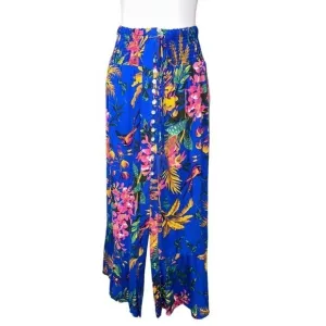 High Rise Maxi Skirt Tropical Summer Cynthia Rowley NWT Women’s Large