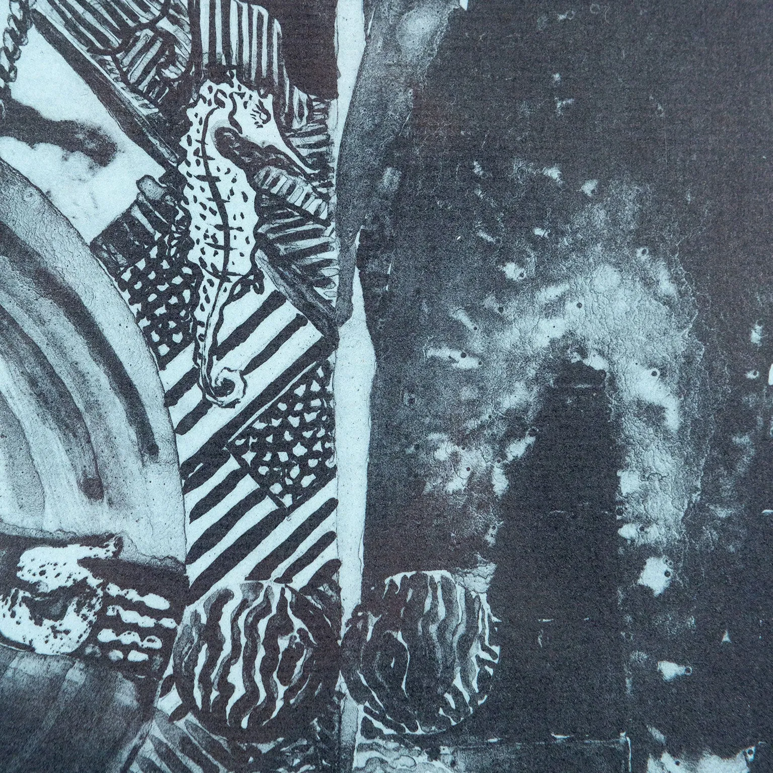 JASPER JOHNS "SUMMER BLUE" LITHOGRAPH, 1991
