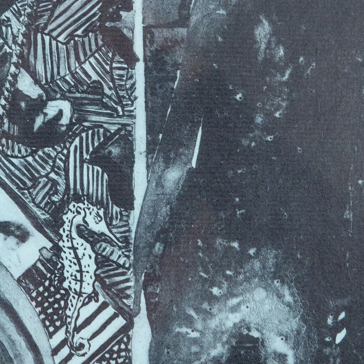JASPER JOHNS "SUMMER BLUE" LITHOGRAPH, 1991