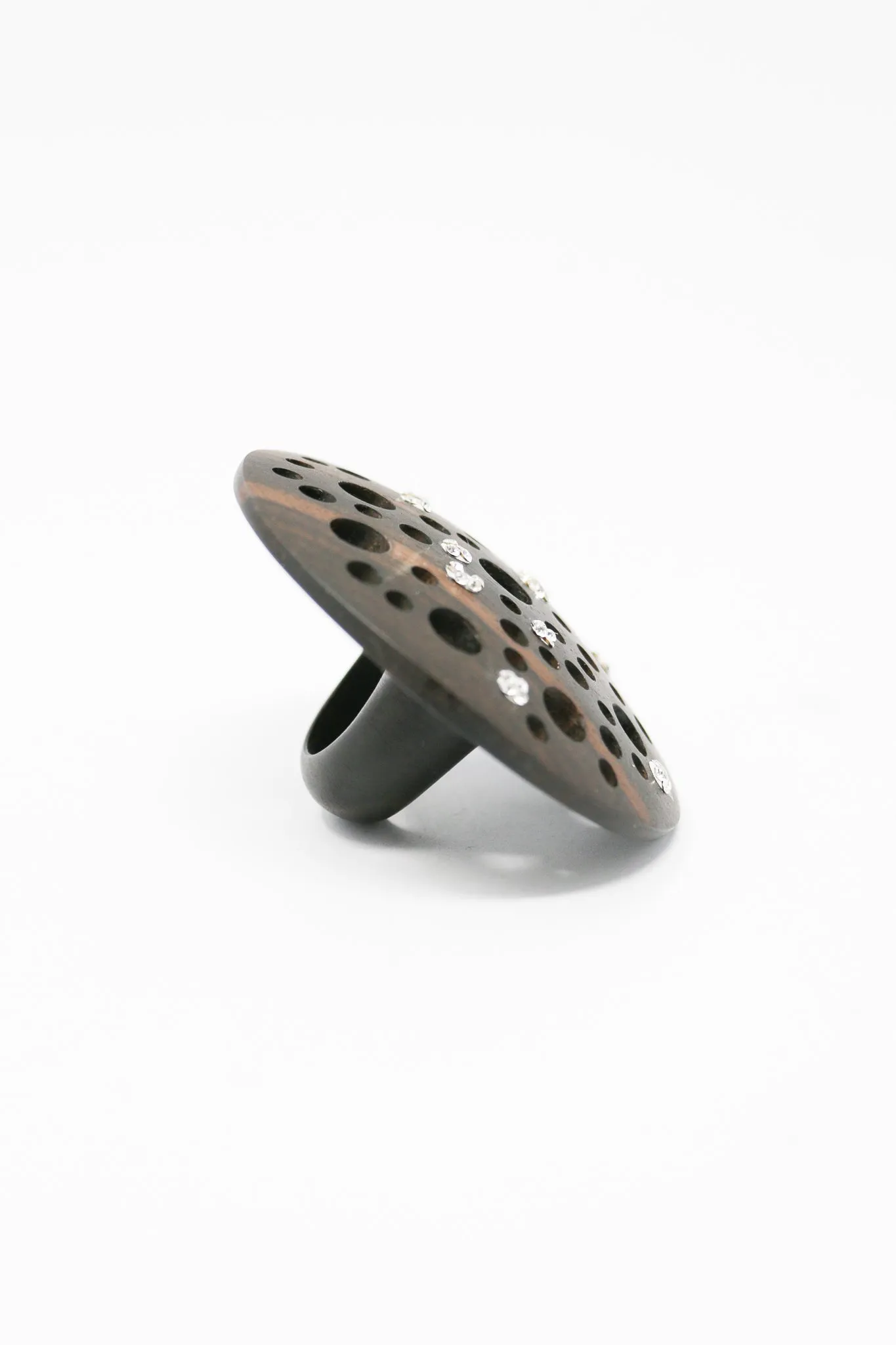 JCM London Crystal Dot Ring
