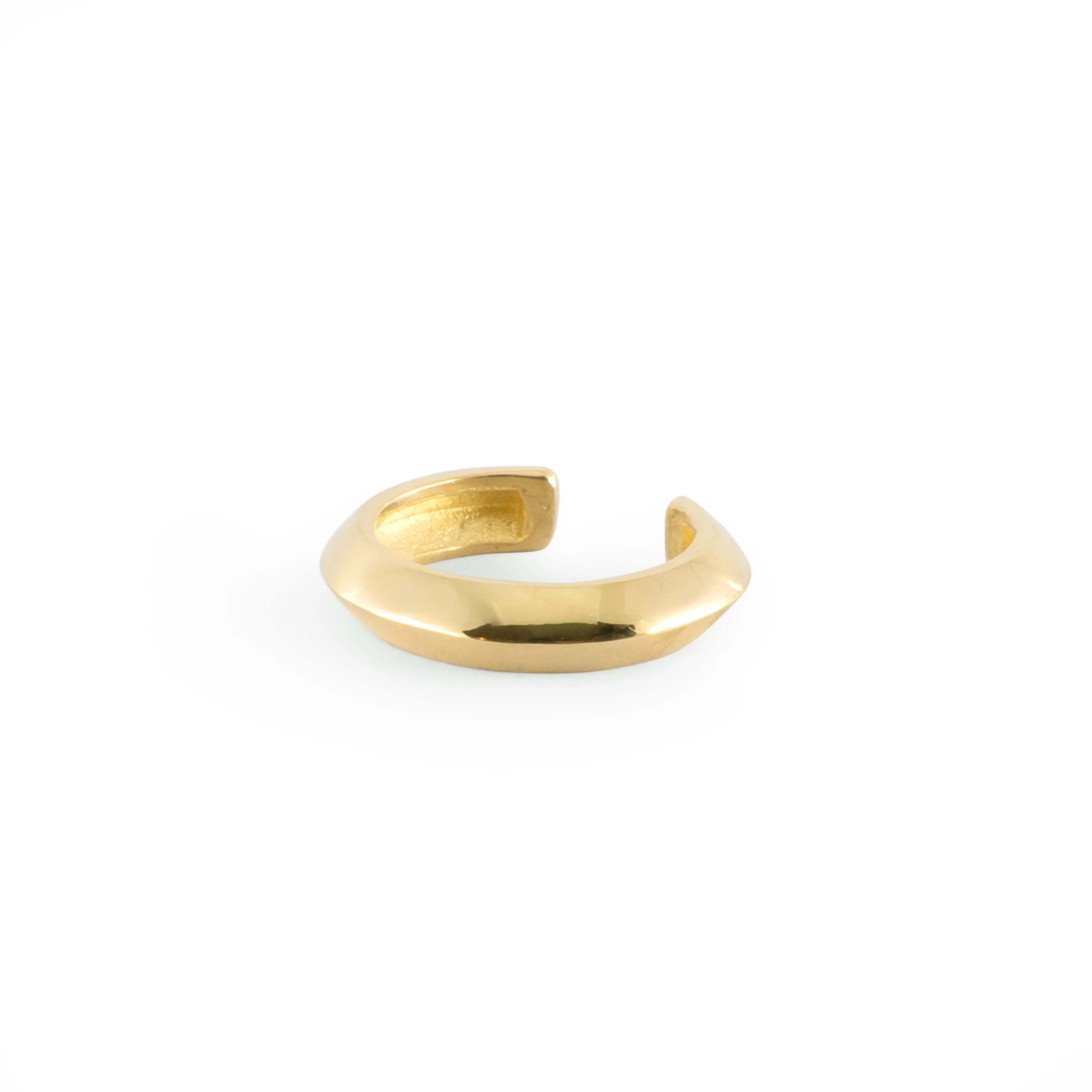 Knife Edge Ear Cuff - 14k Yellow Gold