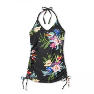 Kona Sol Women's Halter Cinch Side Tankini Swim Top