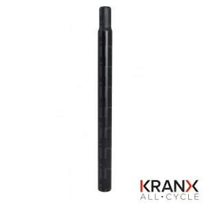 KranX Straight Alloy 350mm Seatpost in Black - 25.4mm