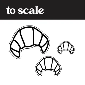 Lé Croissant - 3 sizes