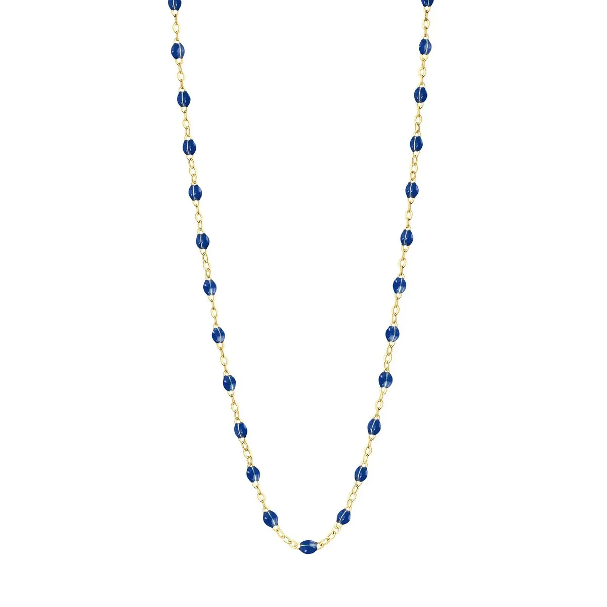 lapis gigi classic necklace 18 inch- 18k yellow gold