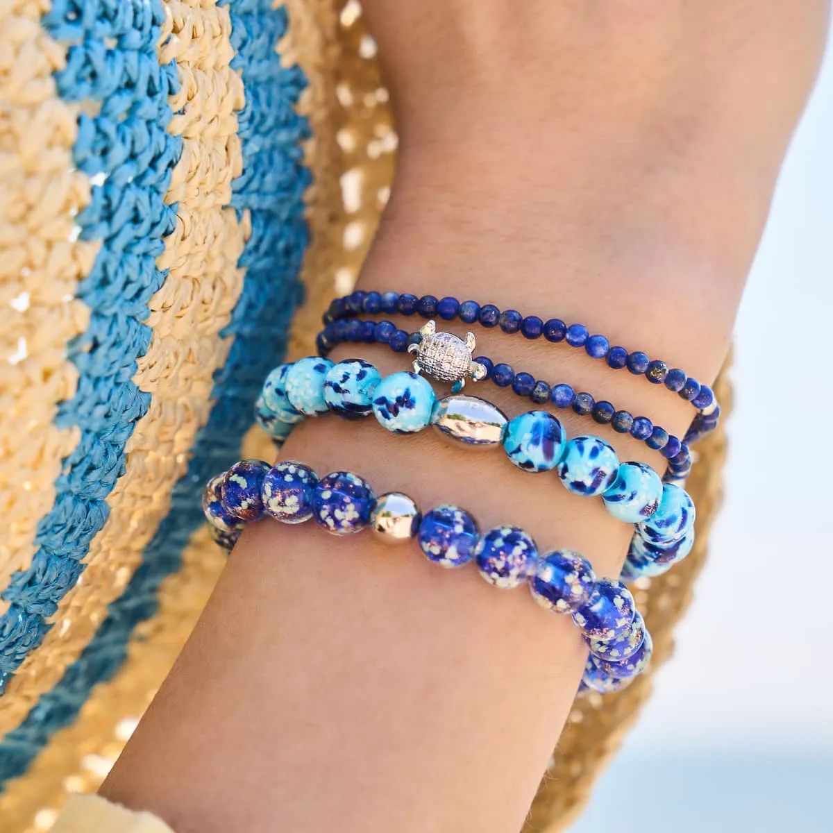 Lapis | Silver | Tortuga Gemstone Wrap