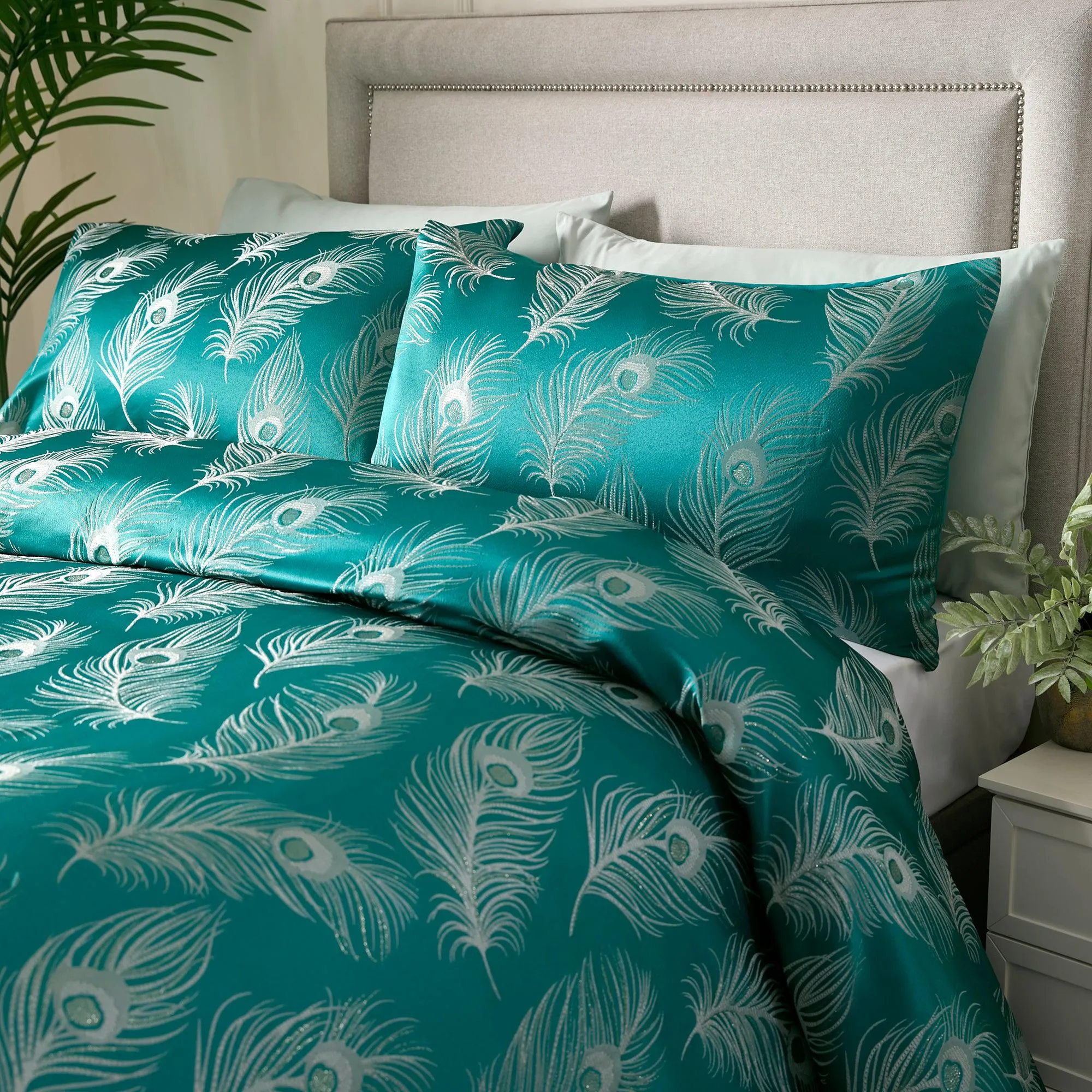 Laurence Llewelyn-Bowen Dandy Duvet Cover Set - Teal
