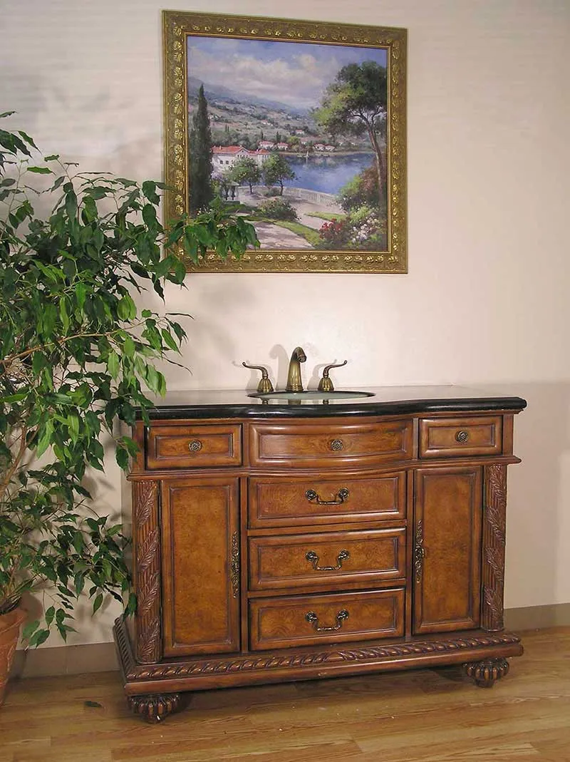 Legion Furniture Single Sink Chest - W5247-11 Walnut Brown