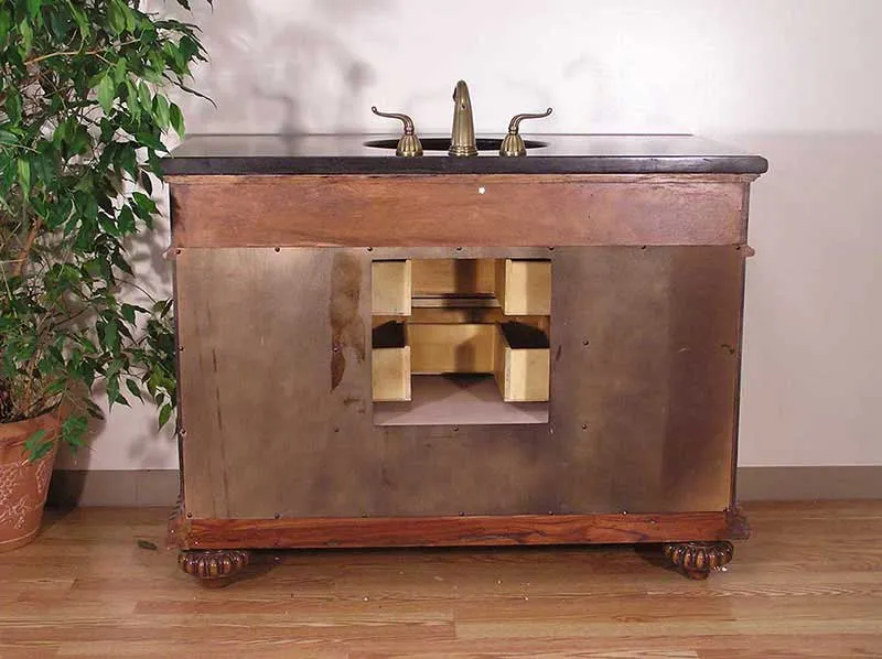 Legion Furniture Single Sink Chest - W5247-11 Walnut Brown