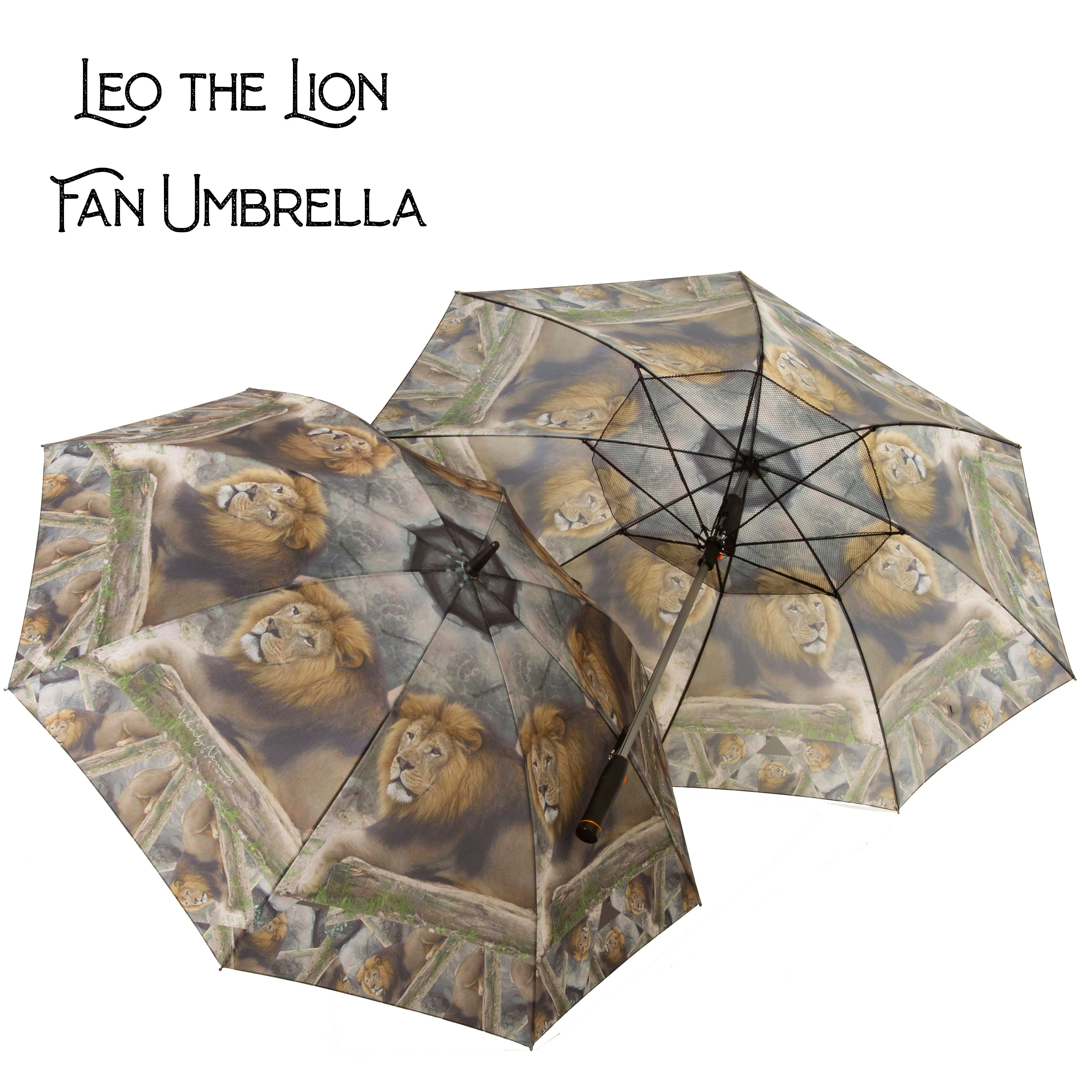 Leo Lion - Zoo Fan Umbrella