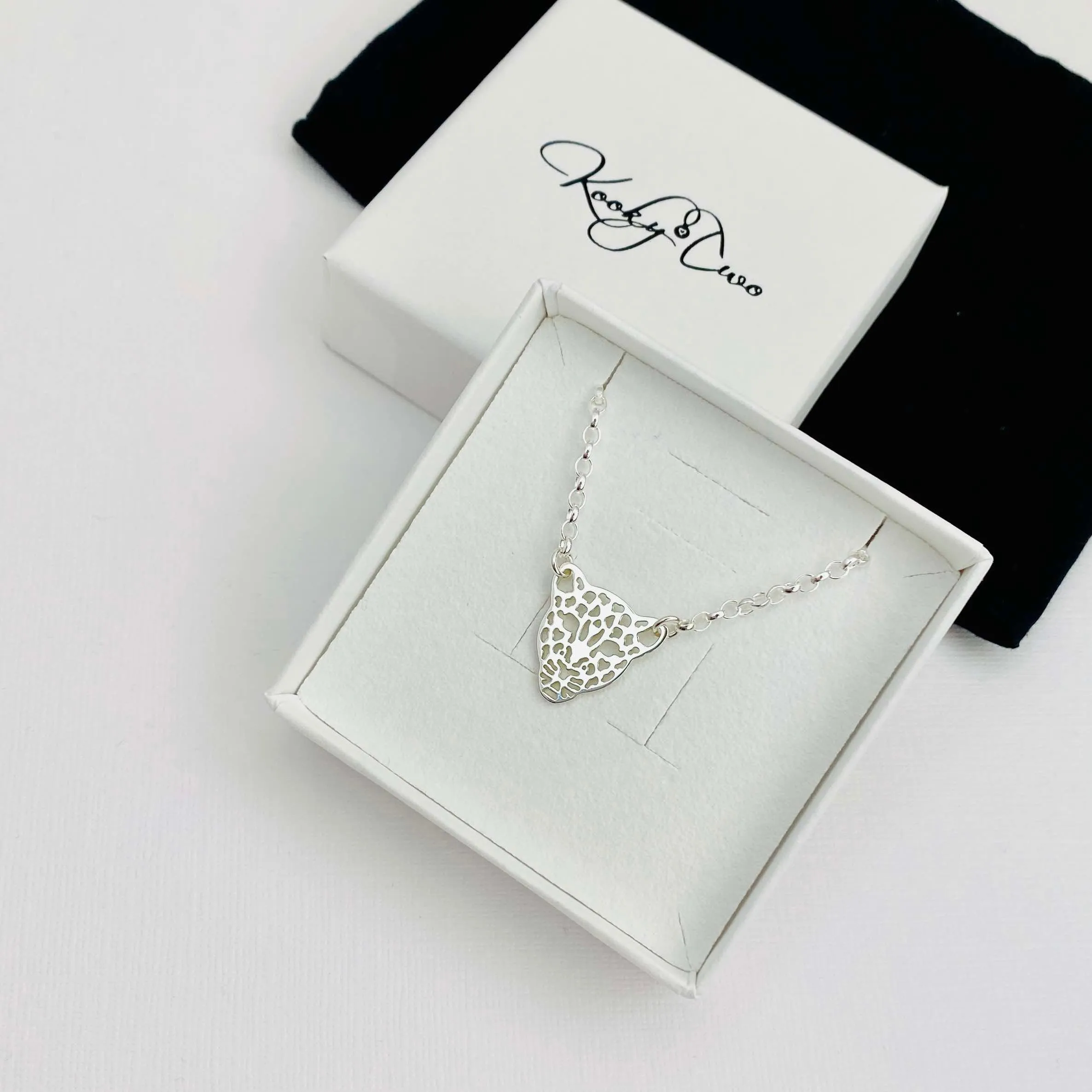 LEO | Silver Leopard Necklace
