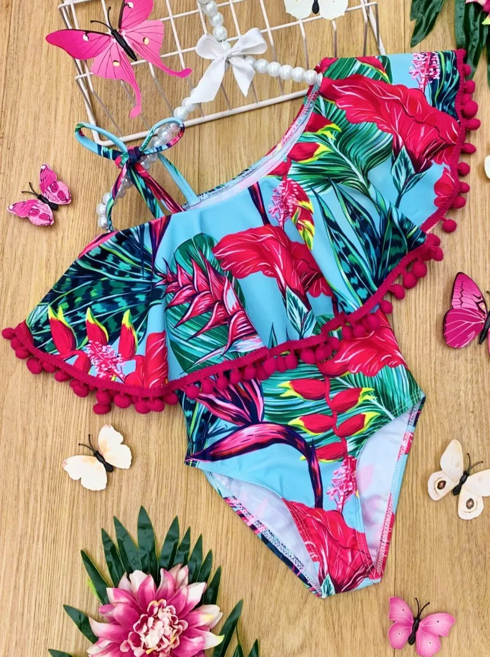 Let's Get Tropical One Piece Swimsuit