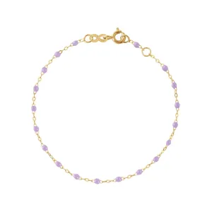lilac gigi classic bracelet- 18k yellow gold