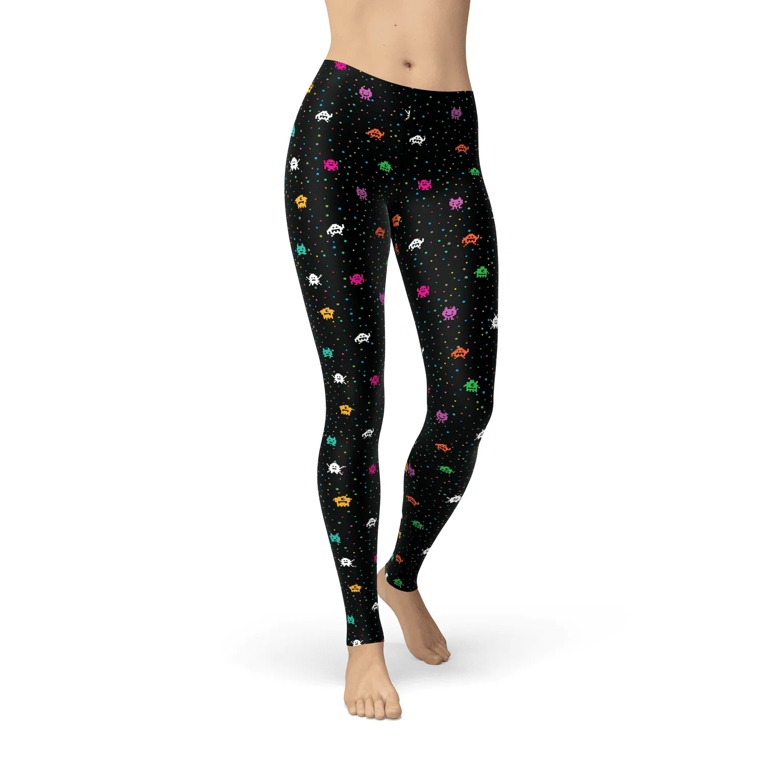 Little Monsters with Colorful Polka Dot Leggings