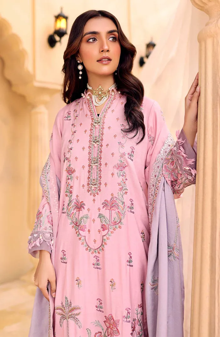 Luxury Tea Pink Embroidered Pakistani Salwar Kameez Dupatta Salwar Suit