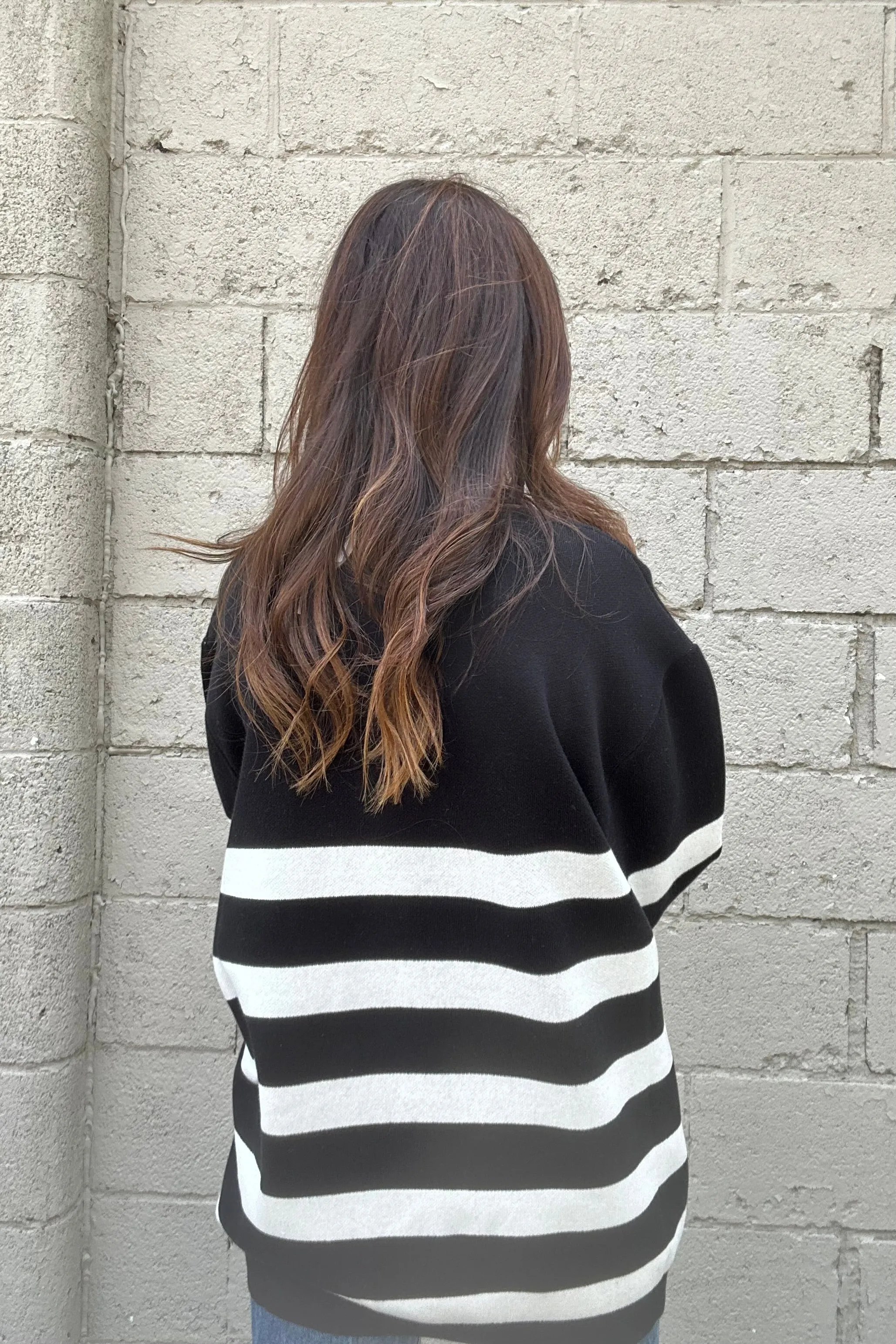 Madison Striped Tunic Sweater