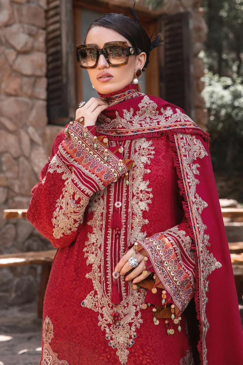Maroon Embroidered Pakistani Salwar Kameez with Dupatta Salwar Suit