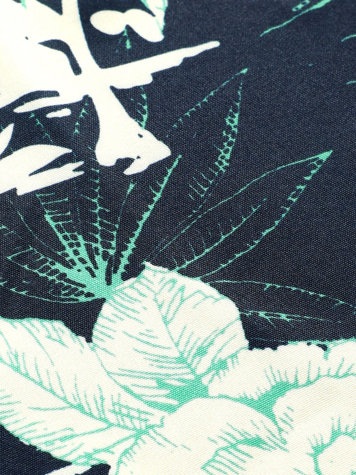 Men's Hawaiian Beach Tropical Print Short Sleeve Shirt