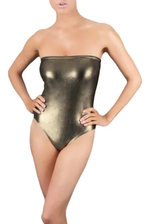 Metallic Sleek Bustier