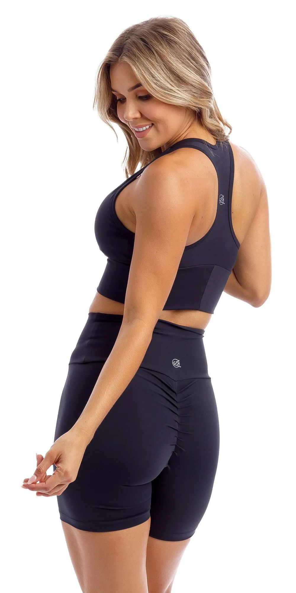 Midnight Body Luxe Scrunch Bum Midi Shorts