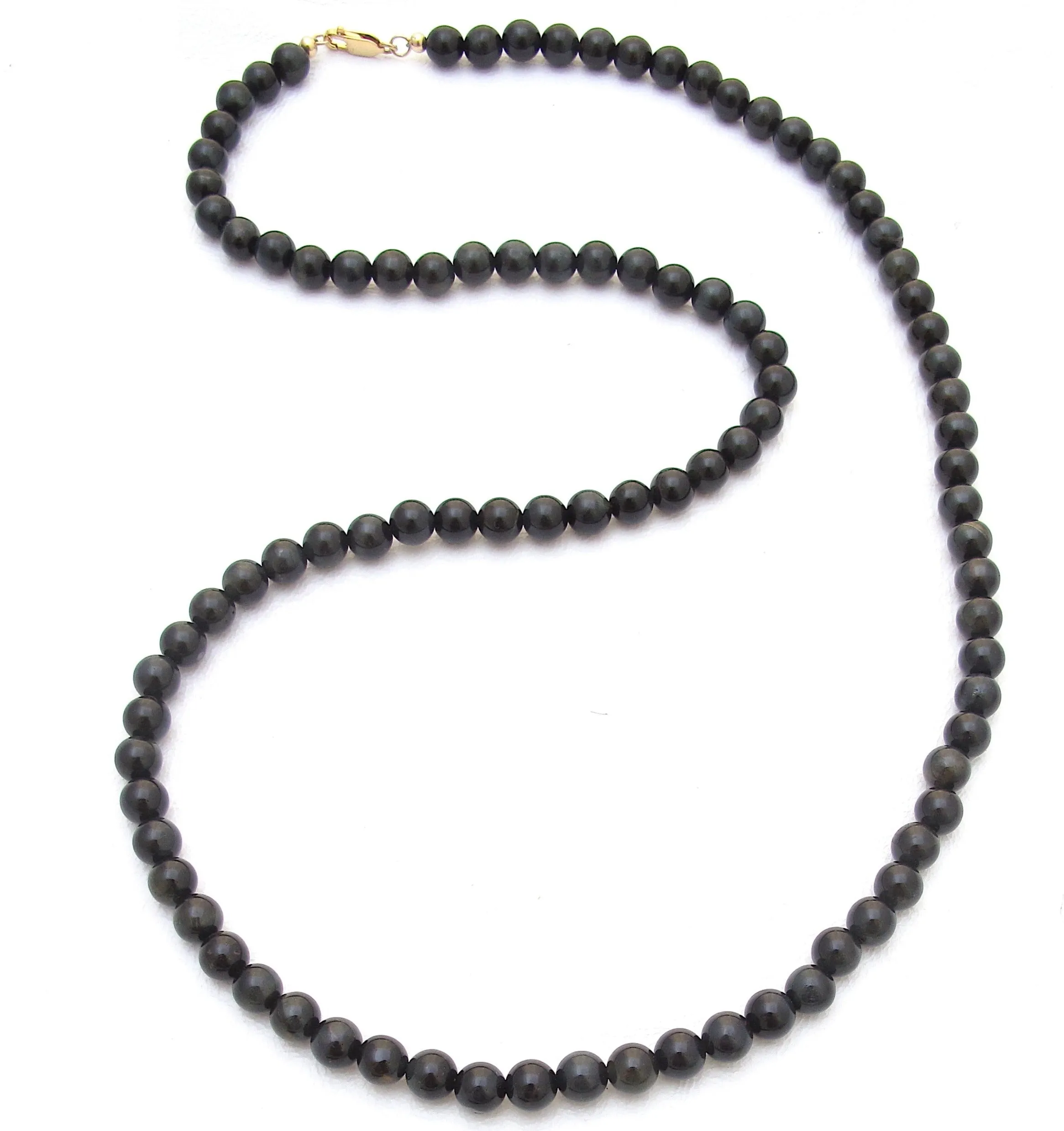 Mini Globe Tiger's Eye Necklace