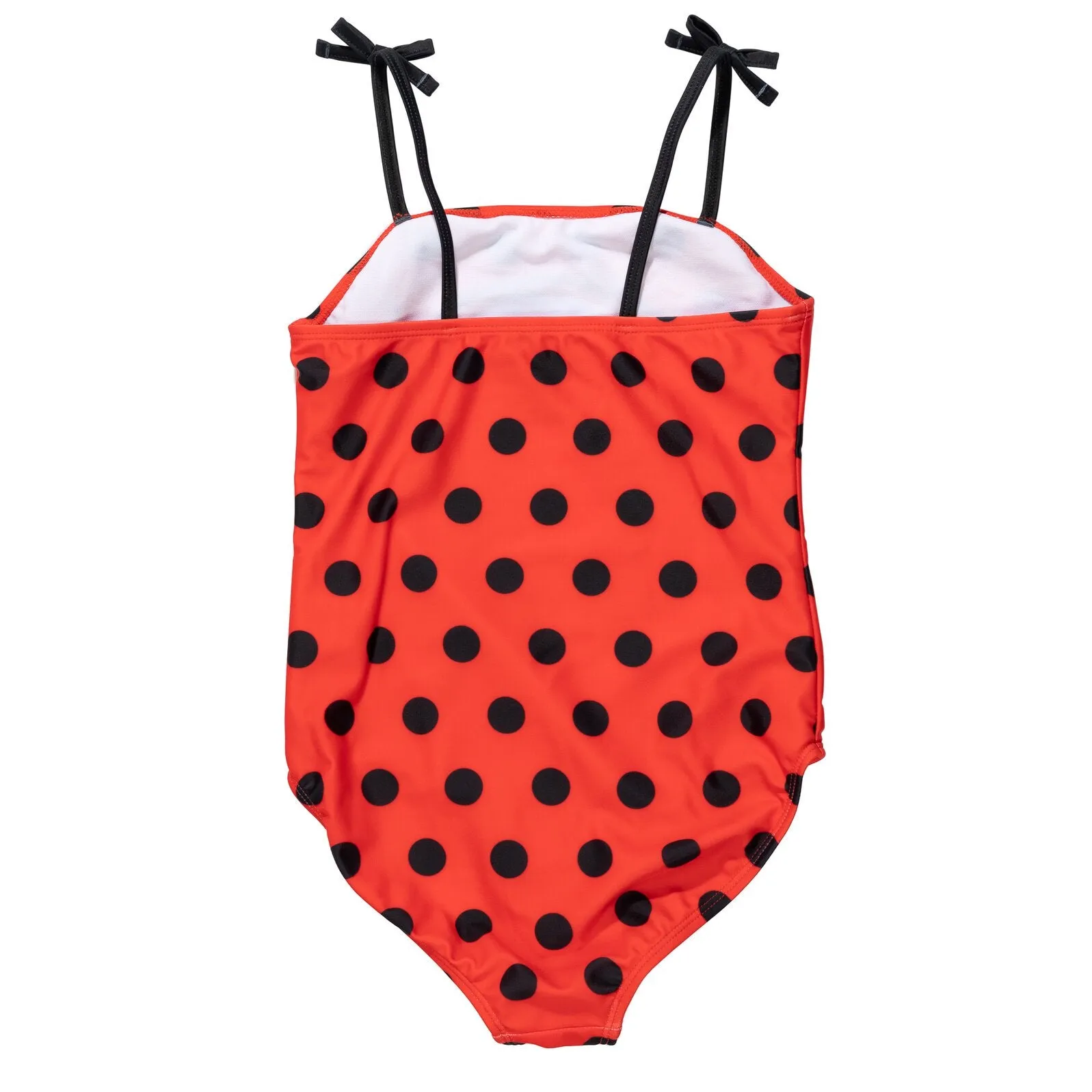 Miraculous Ladybug Girls Swimsuit One Piece Bathing Suit for Kids Red