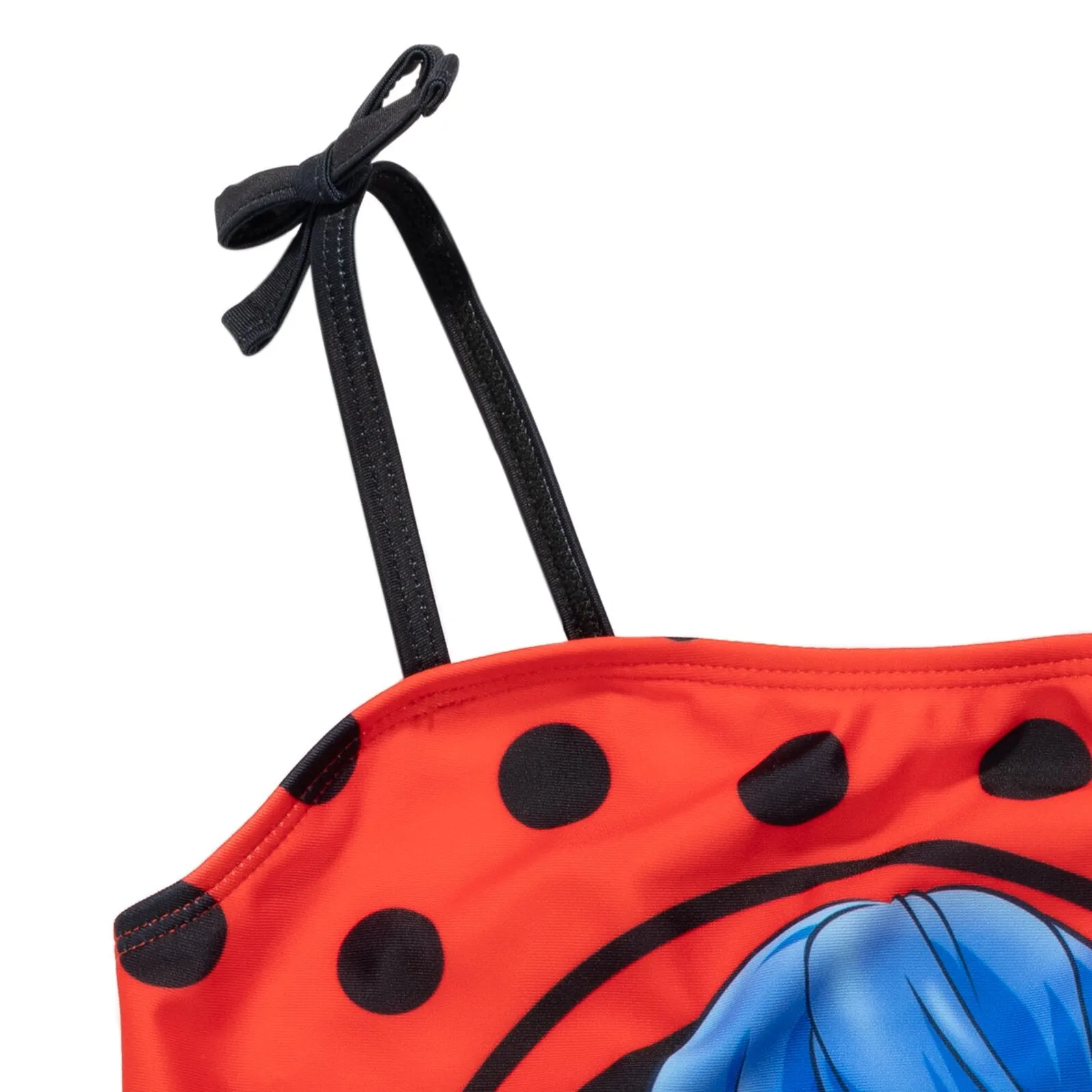 Miraculous Ladybug Girls Swimsuit One Piece Bathing Suit for Kids Red