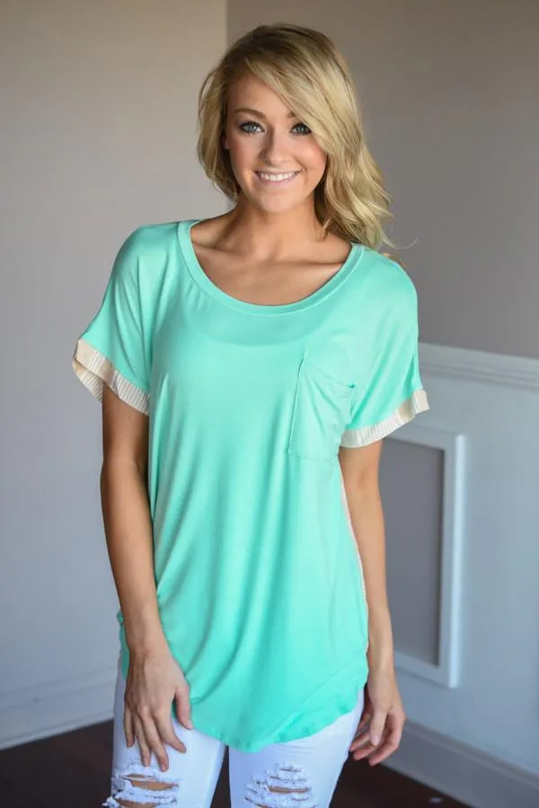 Mix It Up Top ~ Blue