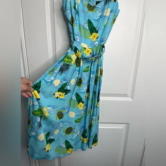 ModCloth x Collectif Turtle Bay Social Swing Dress Size 6UK= 2US NWT