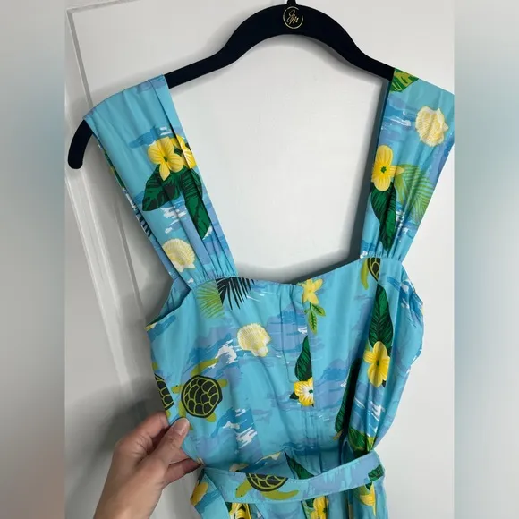 ModCloth x Collectif Turtle Bay Social Swing Dress Size 6UK= 2US NWT