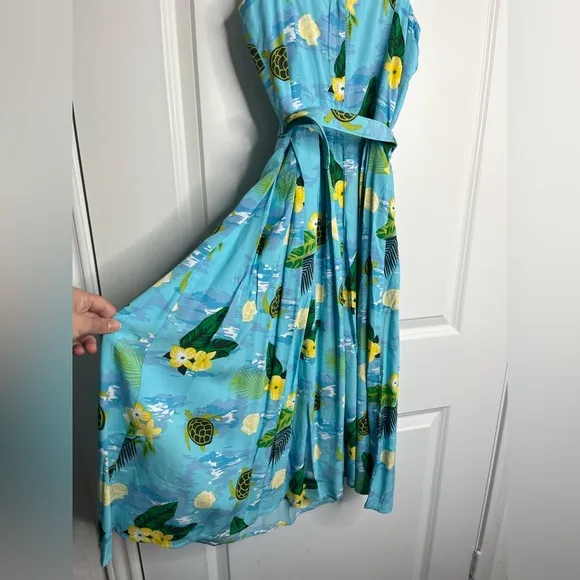 ModCloth x Collectif Turtle Bay Social Swing Dress Size 6UK= 2US NWT